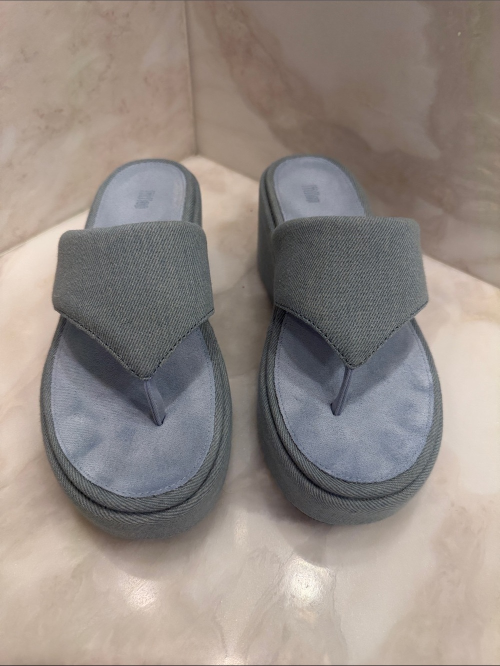 Fitflop light Denim Wedge Sandal